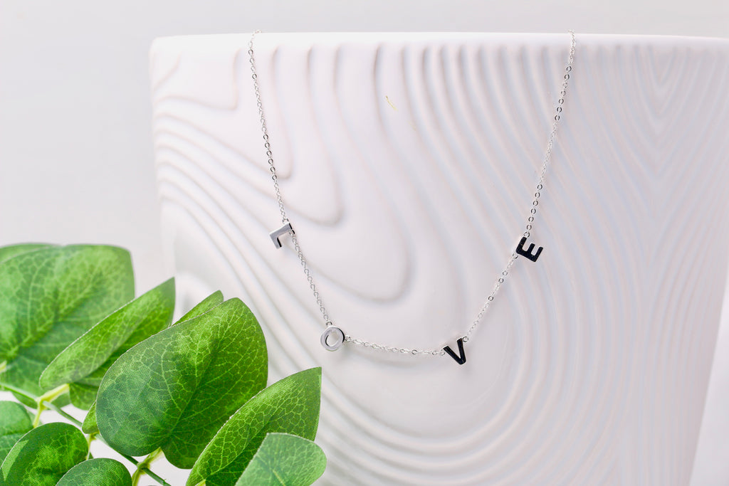 LOVE Word Necklace