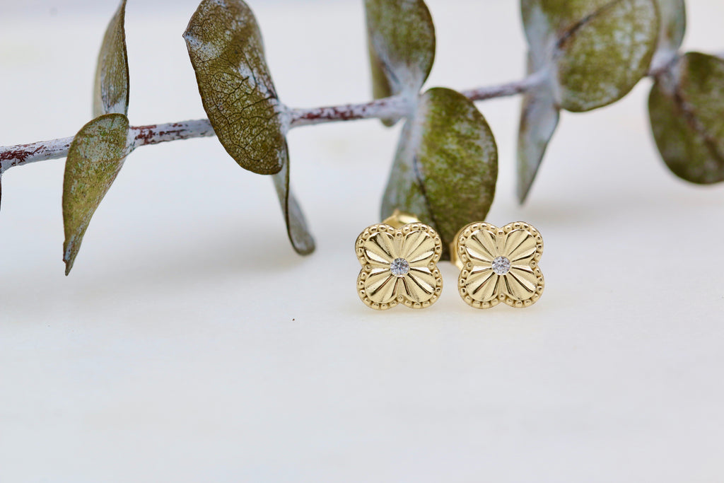 Starburst Clover Studs