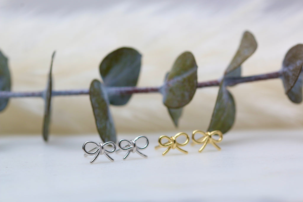 Petite Bow Studs