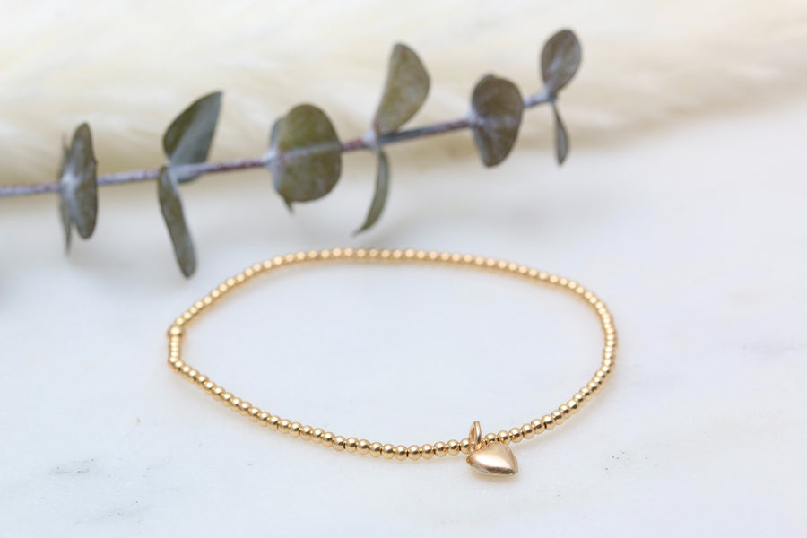Gold Filled Heart Bracelet