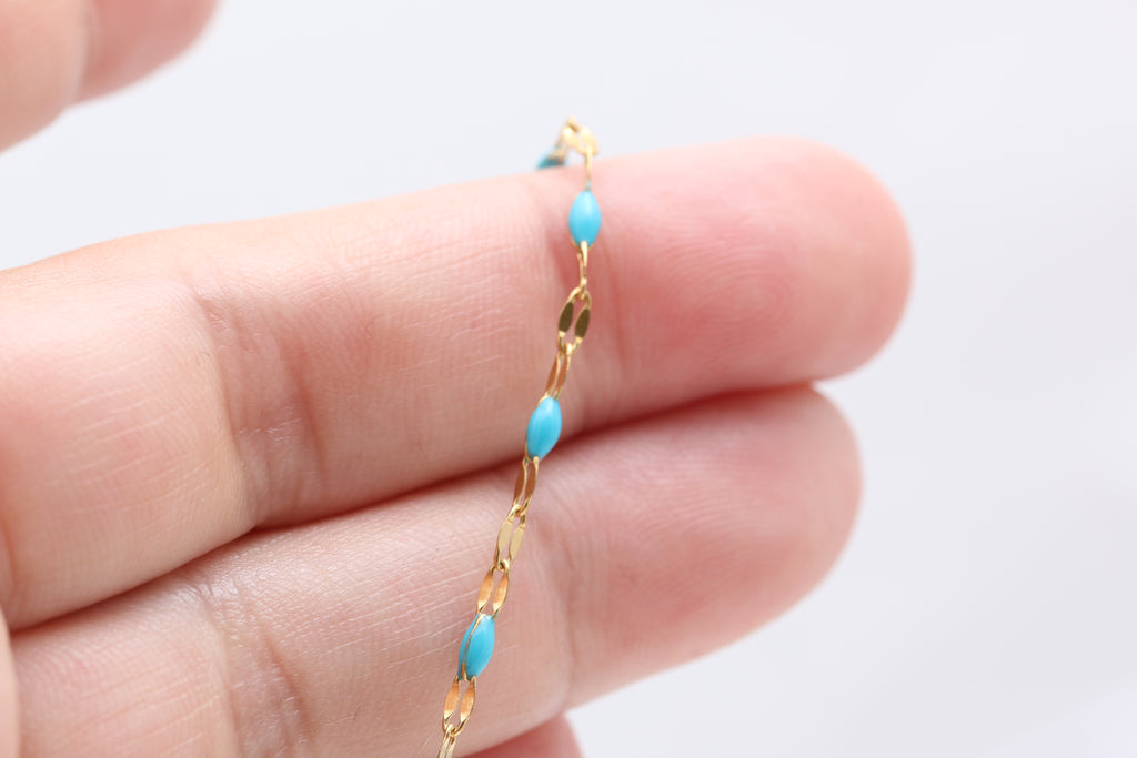 Sequence Enamel Necklaces