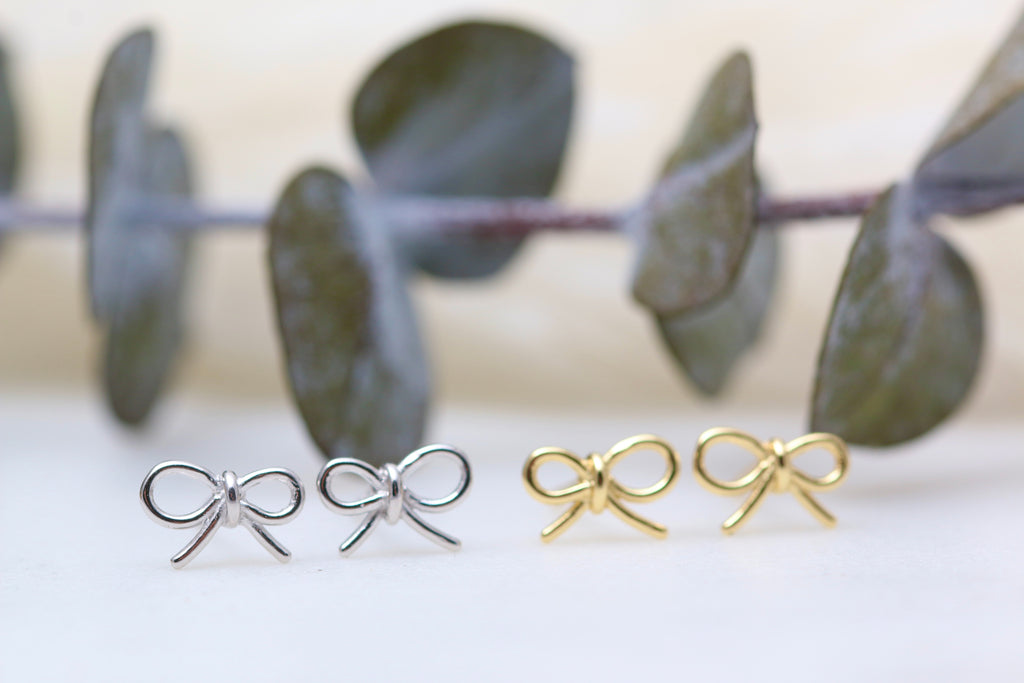 Petite Bow Studs