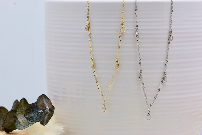 Multi Teardrop Choker