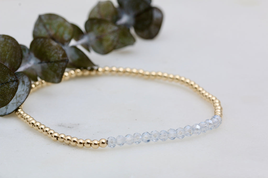 Gold Filled Crystal Bracelet