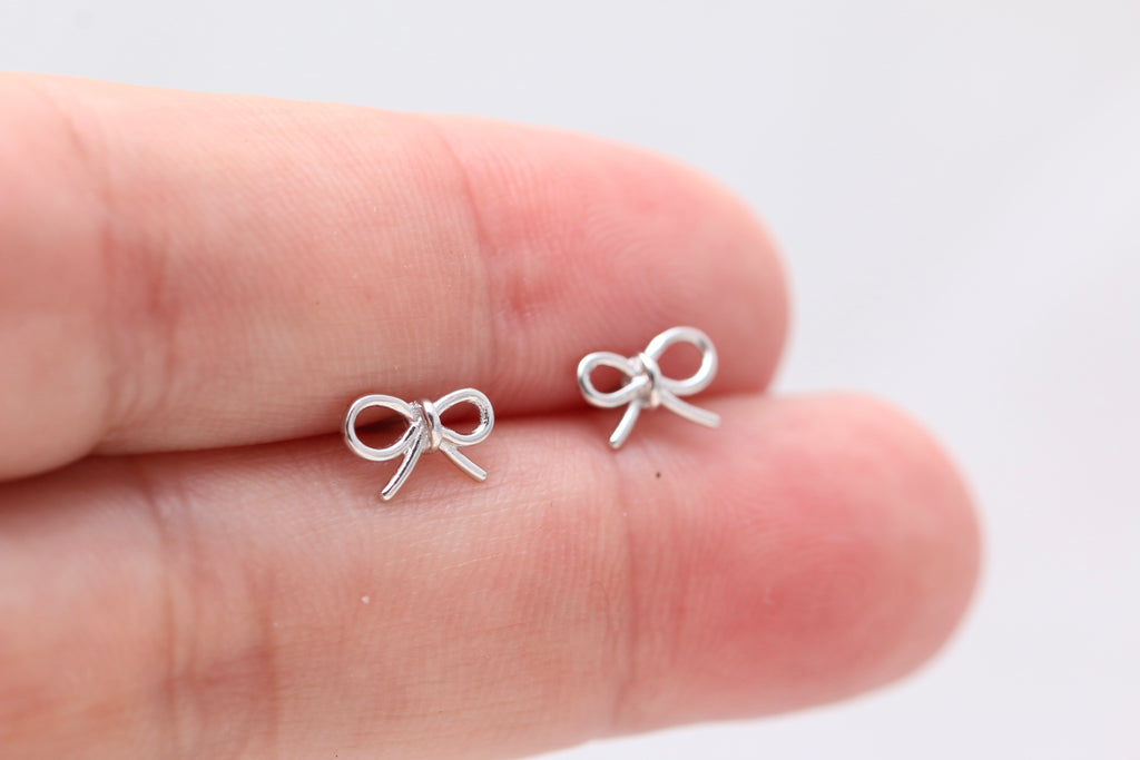 Petite Bow Studs