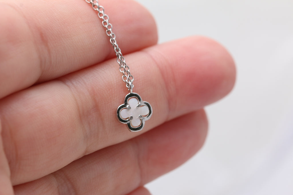 Petite Four Leaf Clover Necklace