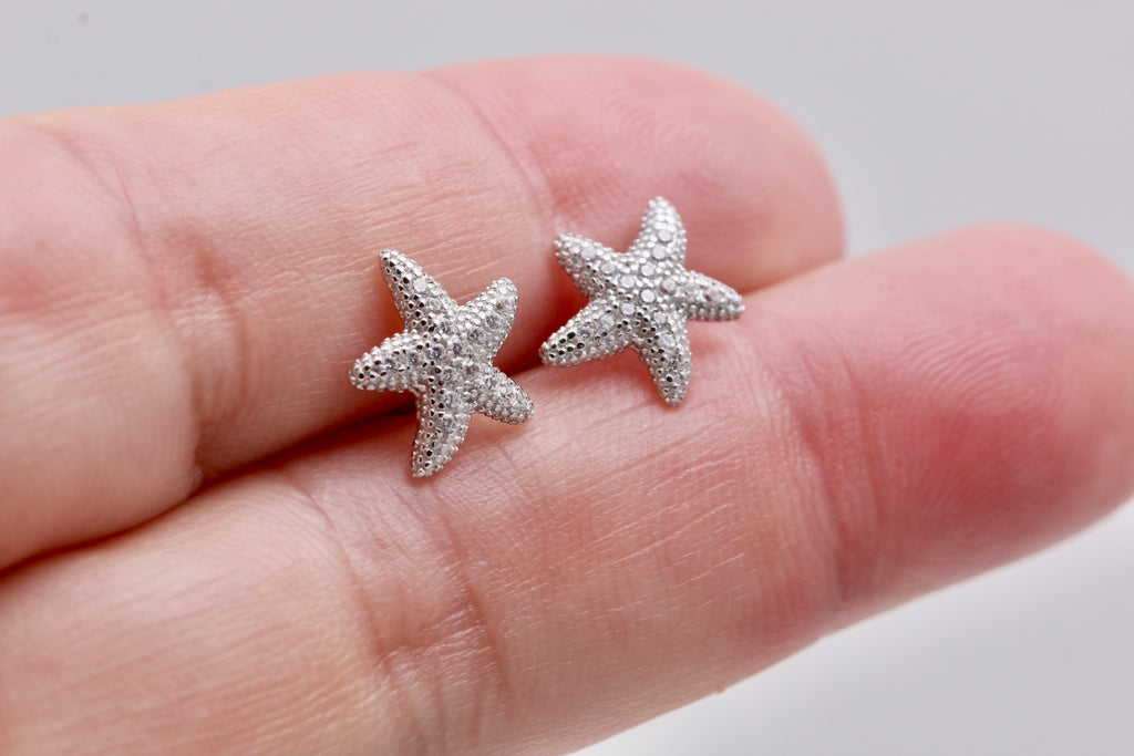 CZ Starfish Studs