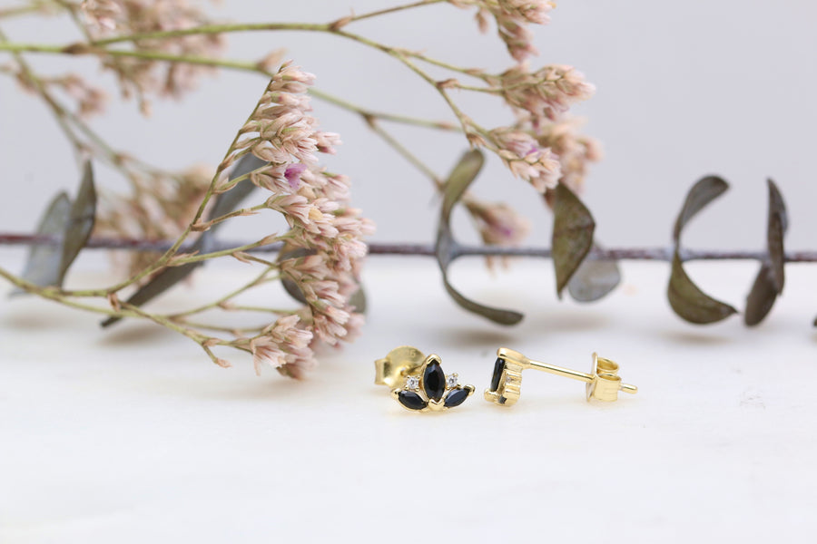 Black Blossom Studs