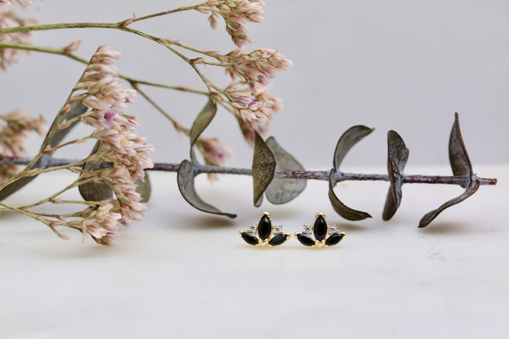 Black Blossom Studs