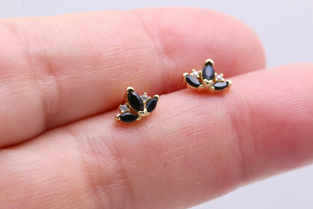 Black Blossom Studs