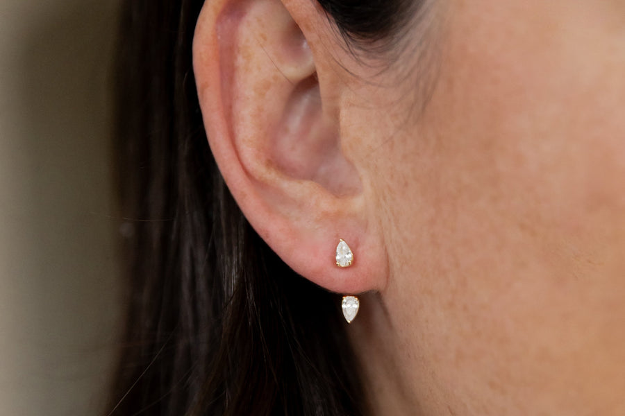 TearDrop Jacket Earrings