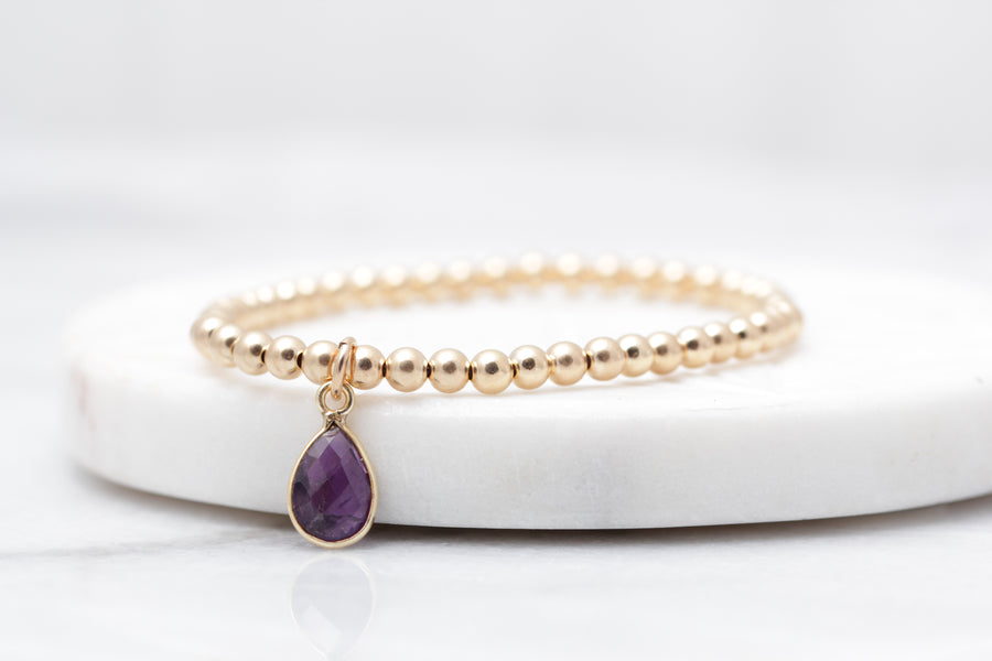Gold Filled Gemstone Bracelet