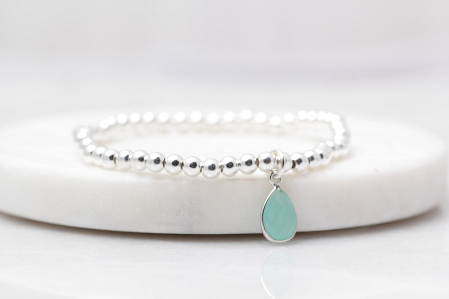 Sterling Gemstone Bracelet