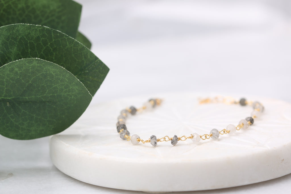 Gemstone Chain Bracelet