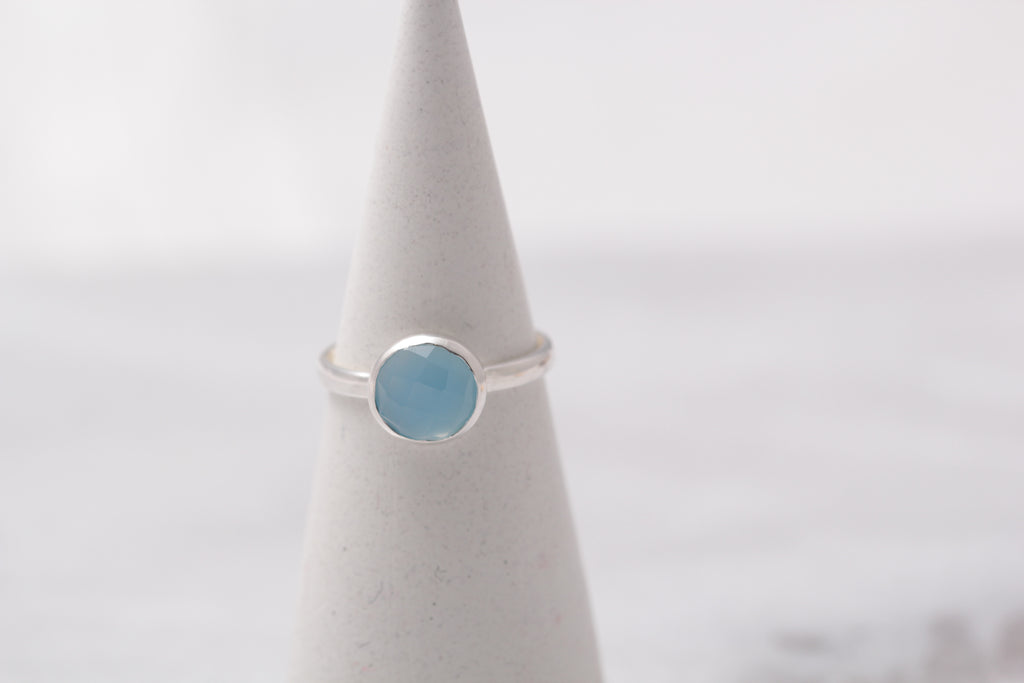 Round Gemstone Ring