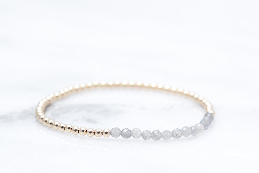 Gold Filled Labradorite Bracelet