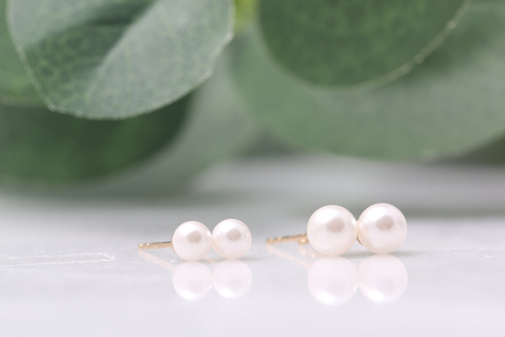 Gold Filled Freshwater Pearl Studs