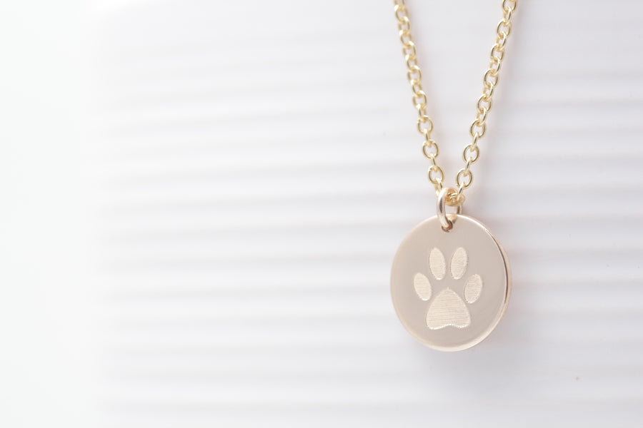 Paw Print Necklace