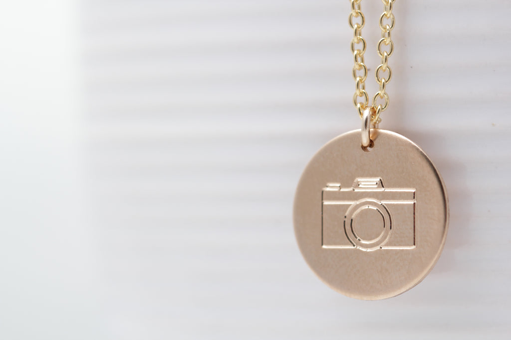 "Say Anything" Disc Necklace