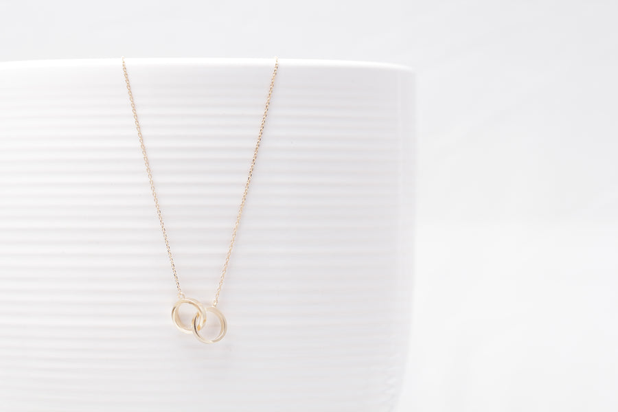 10K Love Cuff Necklace