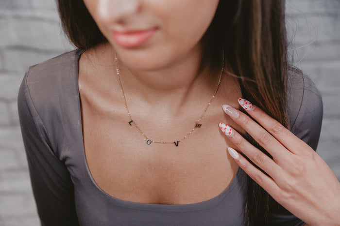 LOVE Word Necklace