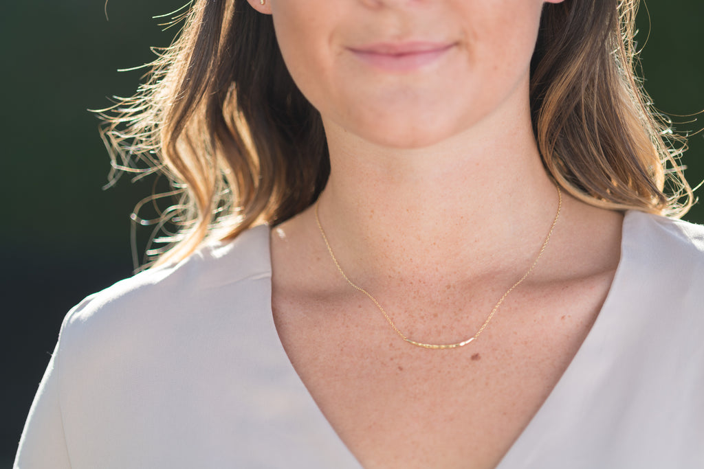 Twisted Bar necklace