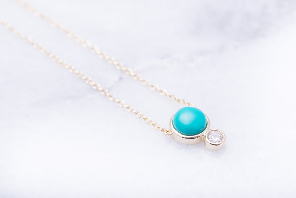 Gemstone Crystal Necklace