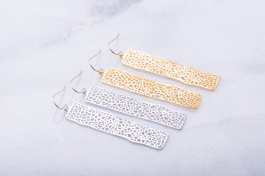 Bamboo Bar Earrings