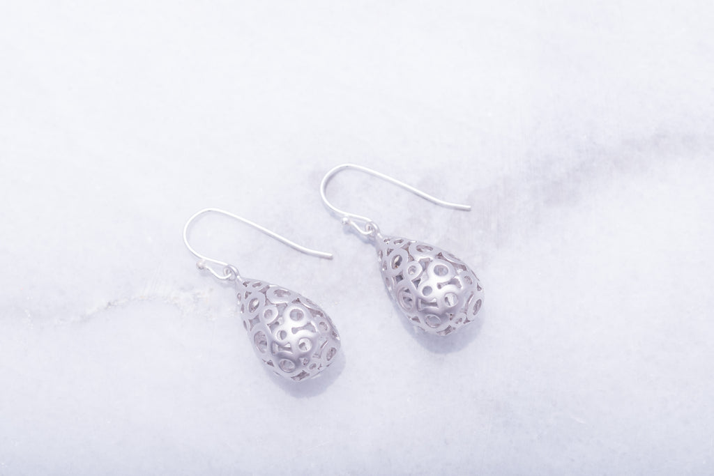 Bubble Teardrop Earrings