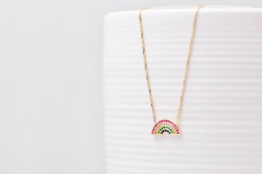 Petite Rainbow Necklace