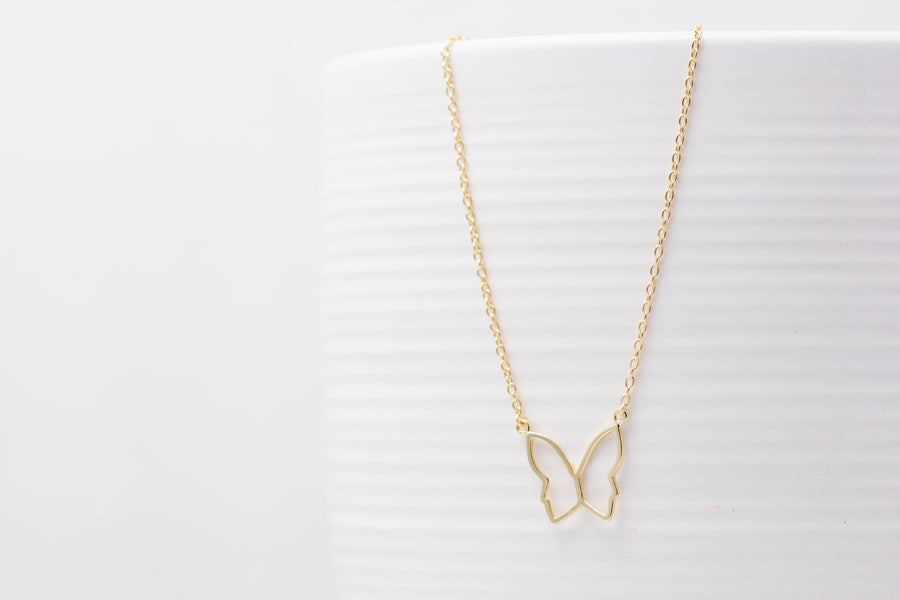 Open Butterly Necklace