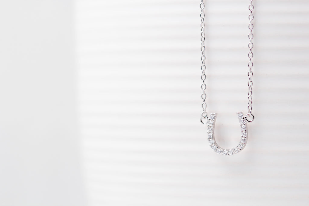 CZ Horseshoe Necklace