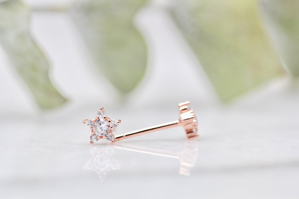 CZ Star Studs