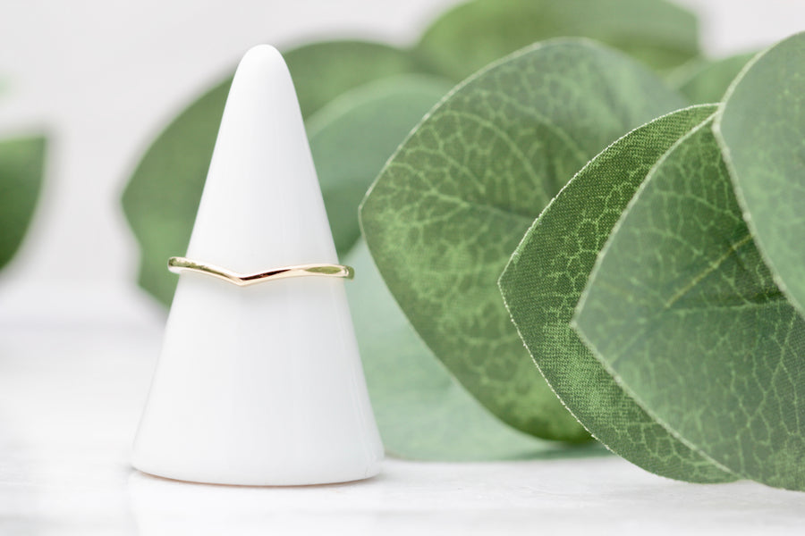 10K Chevron Ring