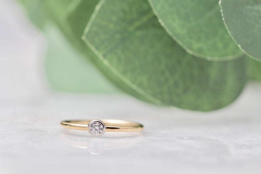 10k CZ Ring