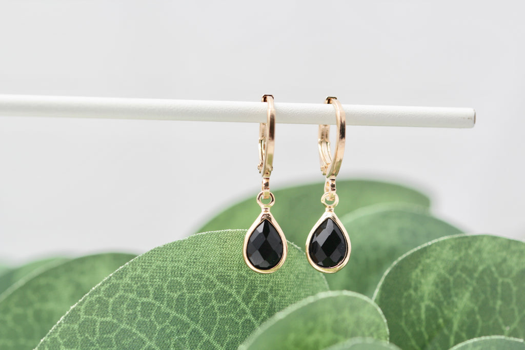Teardrop Crystal Huggies