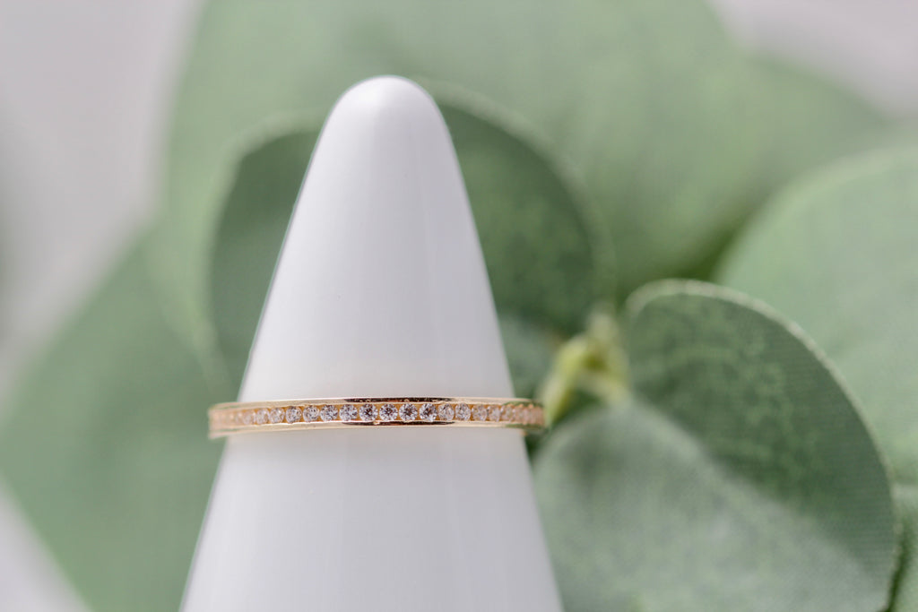 10K CZ Eternity Band