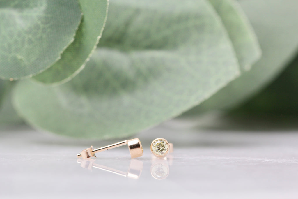 Gold Filled Birthstone Studs