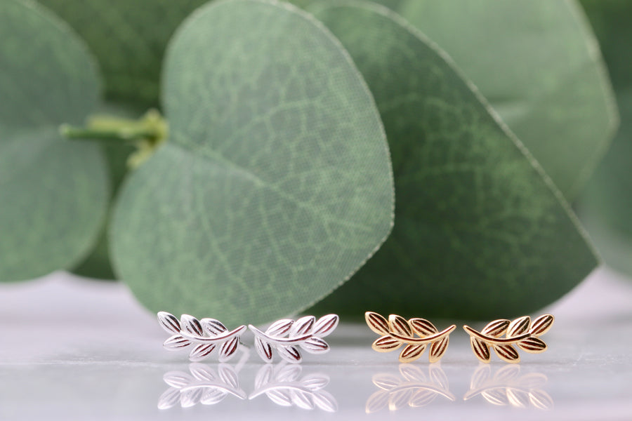 Detailed Leaf Studs