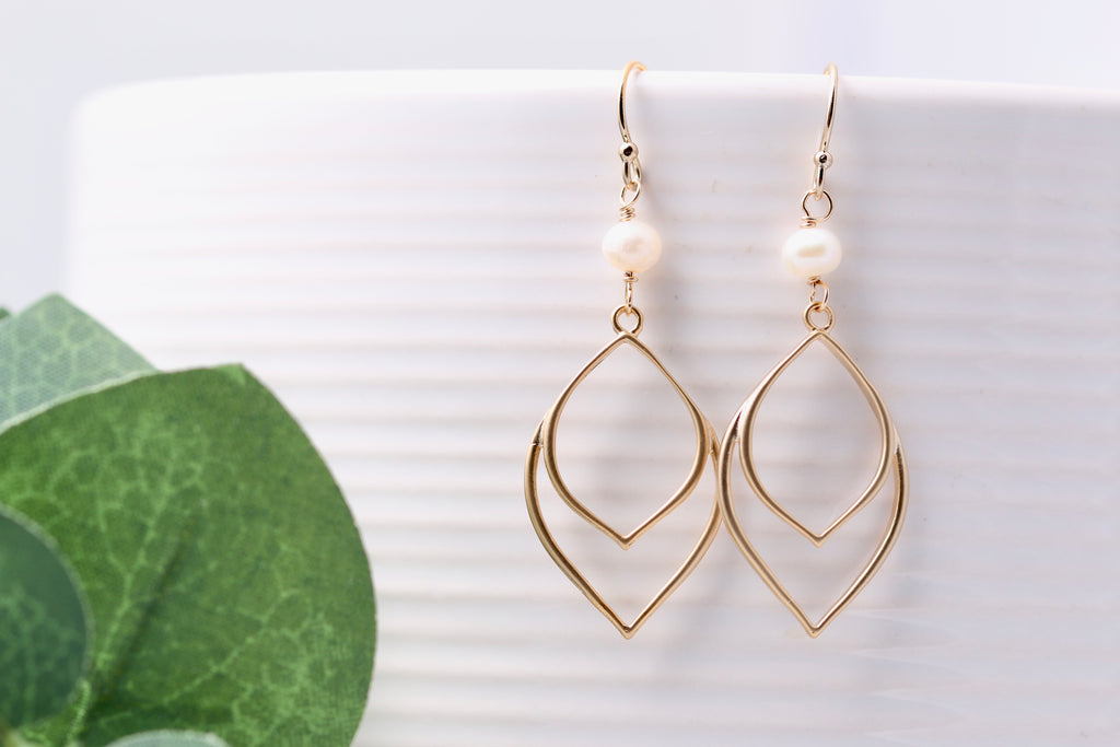 Pearl Filigree Drops