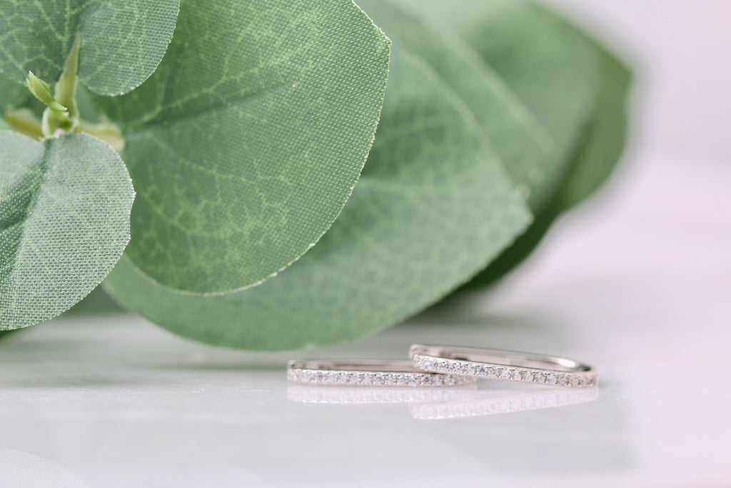 CZ Rounded Rectangle Hoops