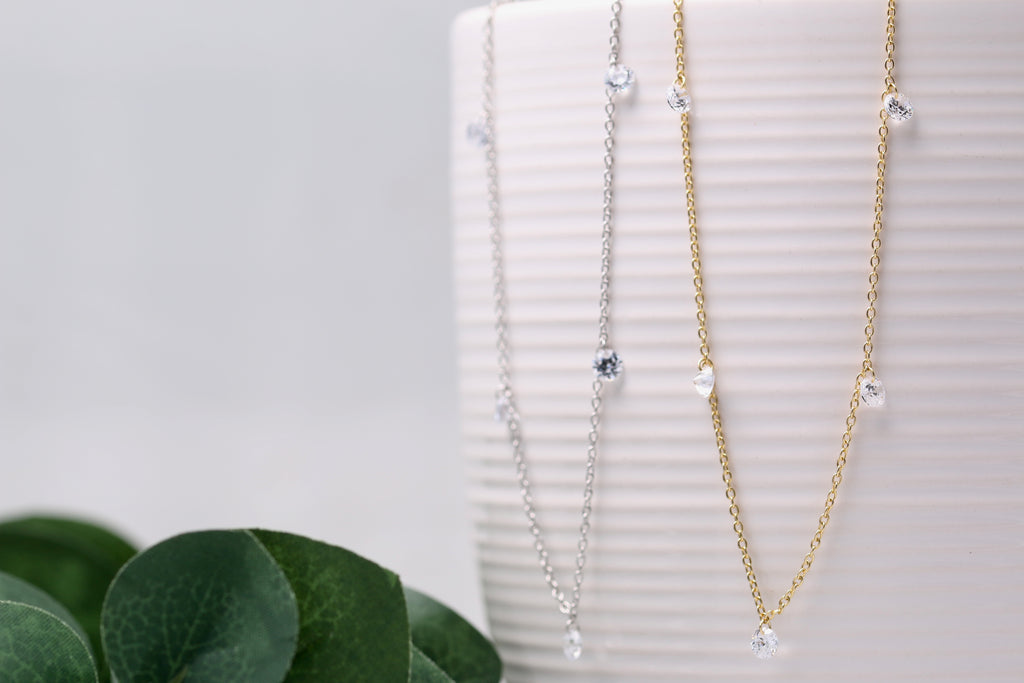 Crystal Fleck Choker