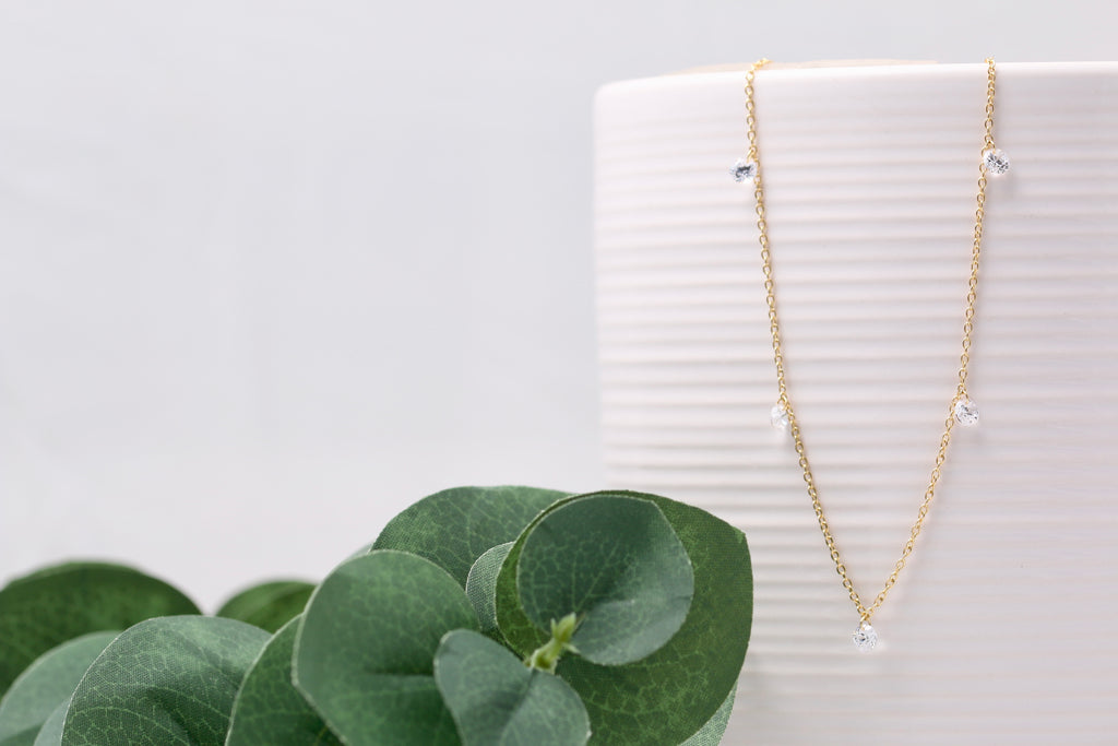 Crystal Fleck Choker