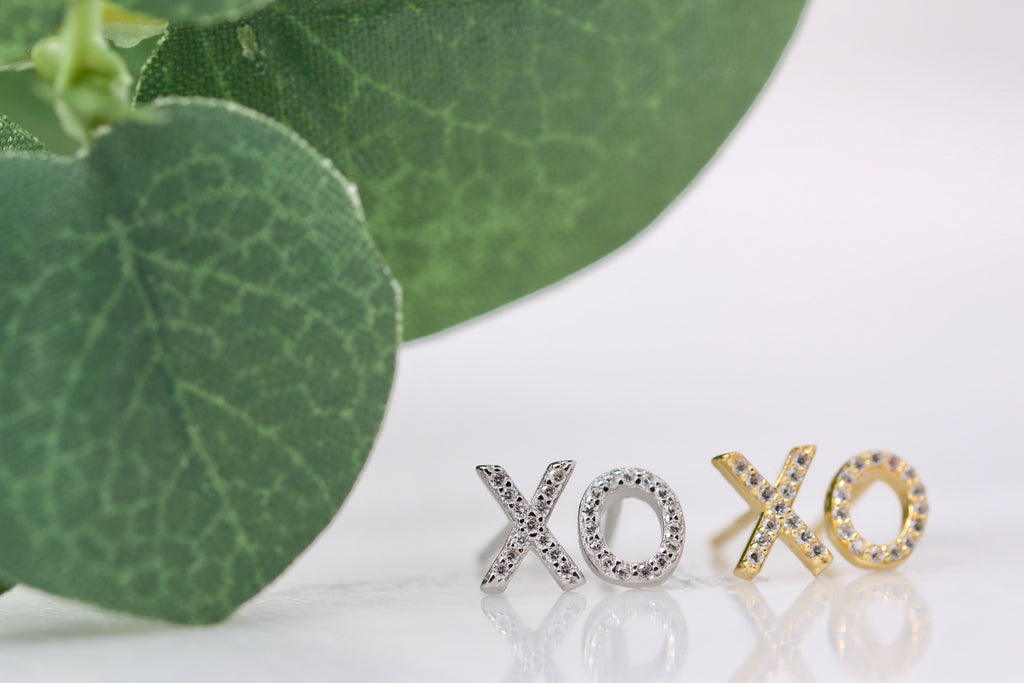 Crystal X and O Studs