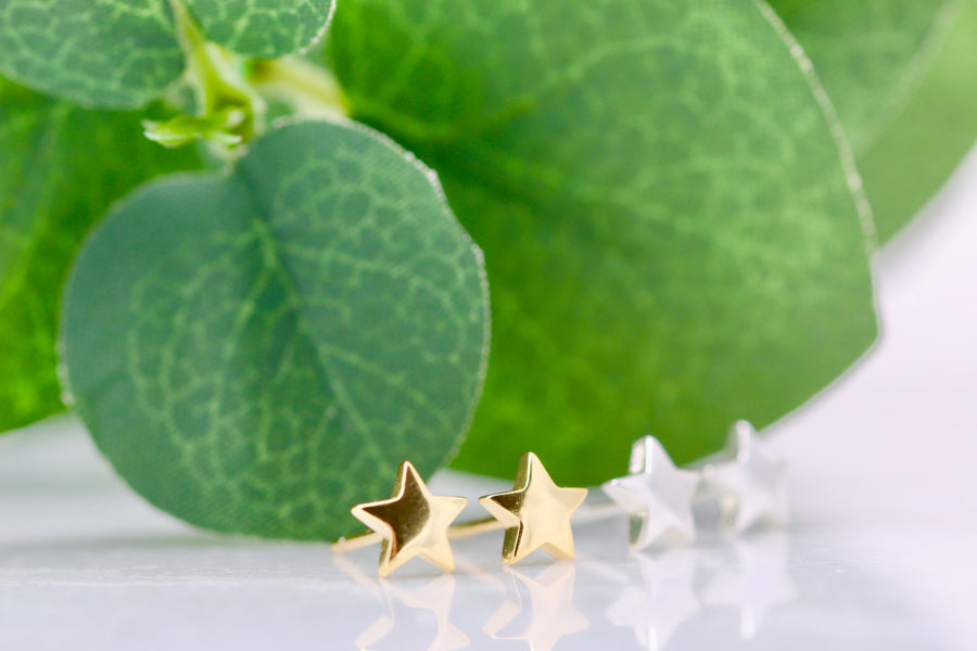Plain Star Studs