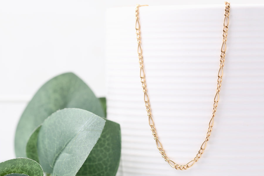 Gold Filled Figaro Chain