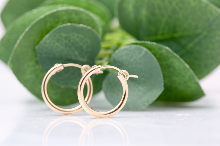 Gold Filled Hoops