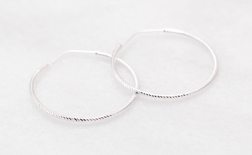 Textured Hoops