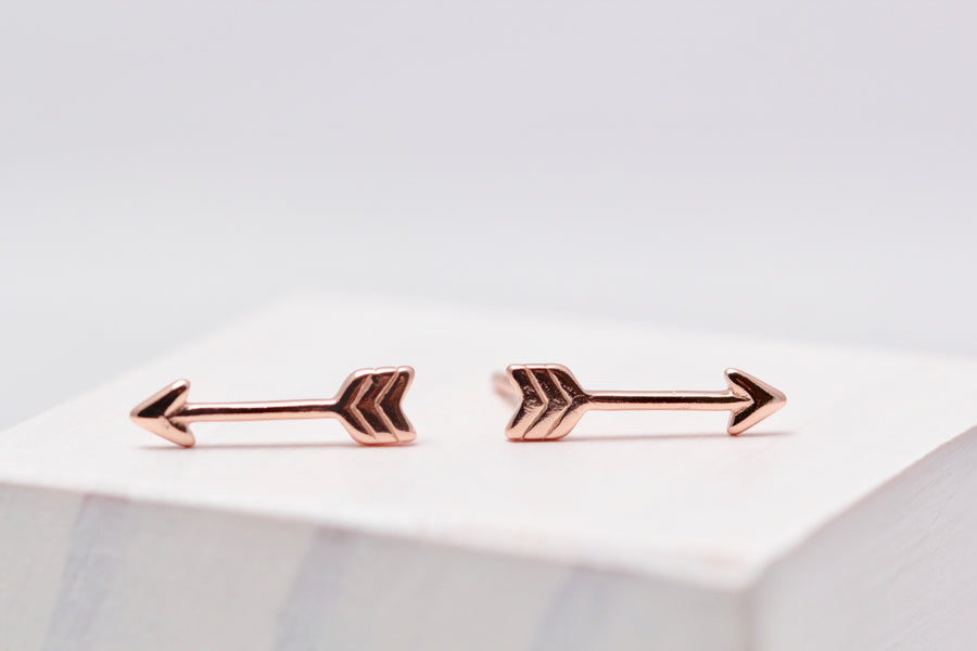 Petite Arrow Studs