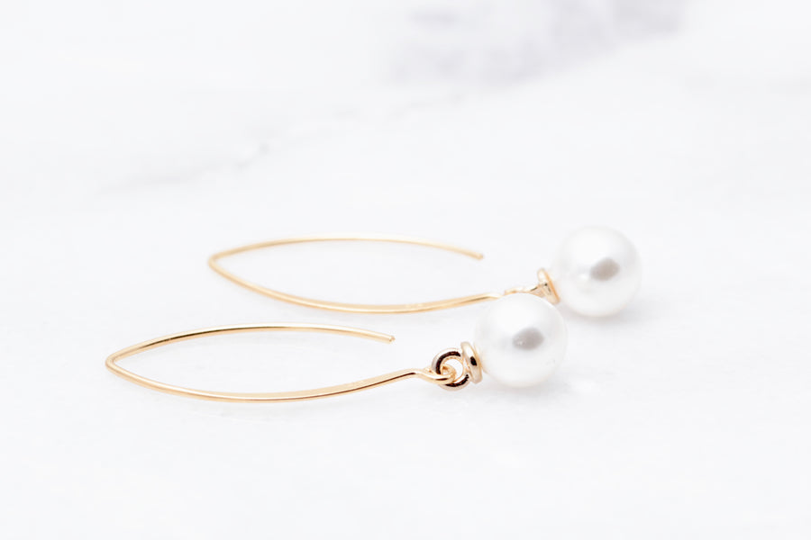 Pearl Marquise Earrings